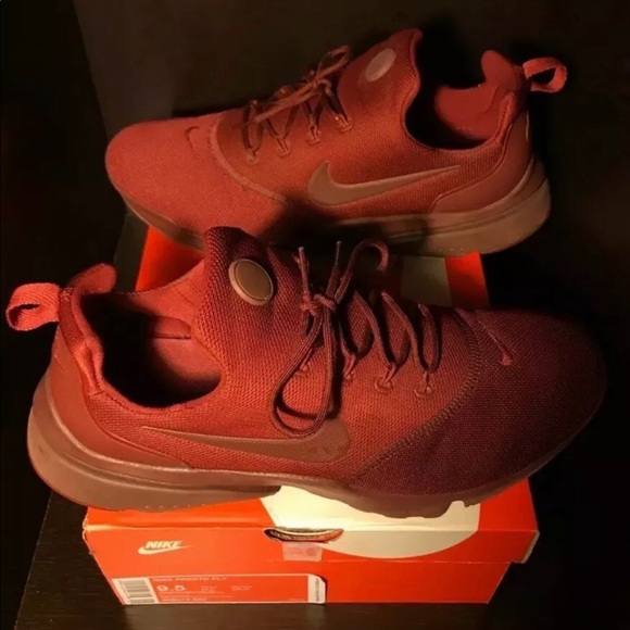 Nike Presto Fly Maroon EXCELLENT Condition - Picture 2 of 6